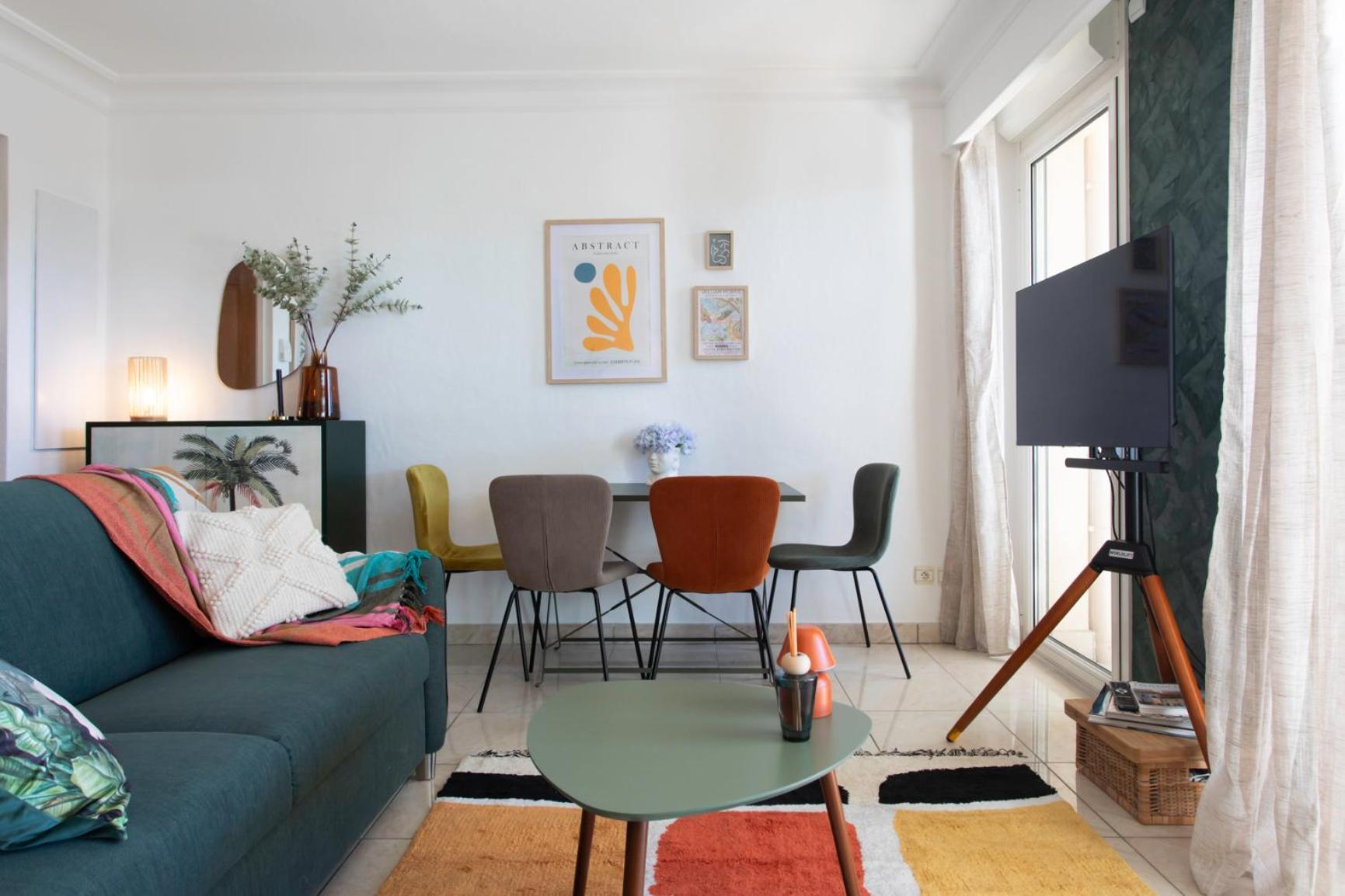 A13 - 1 Bdr Garden Floor Fontonne - Ac, Pool & Parking Antibes